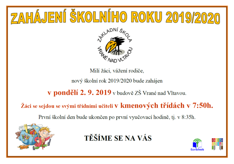 Zahájení školního roku 2019/2020