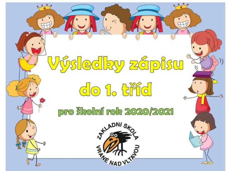 Výsledky zápisu do 1. tříd pro školní rok 2020/2021