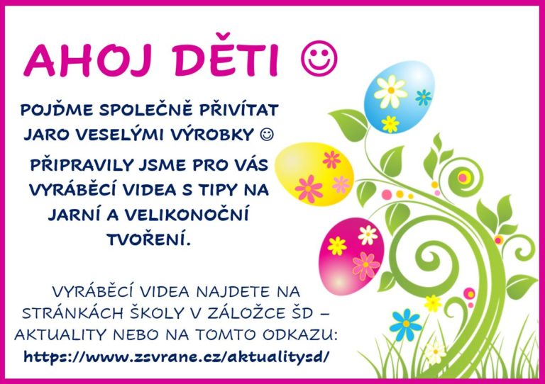 Velikonoční tvoření se ŠD