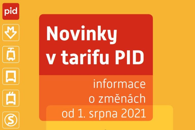 Novinky v tarifu PID