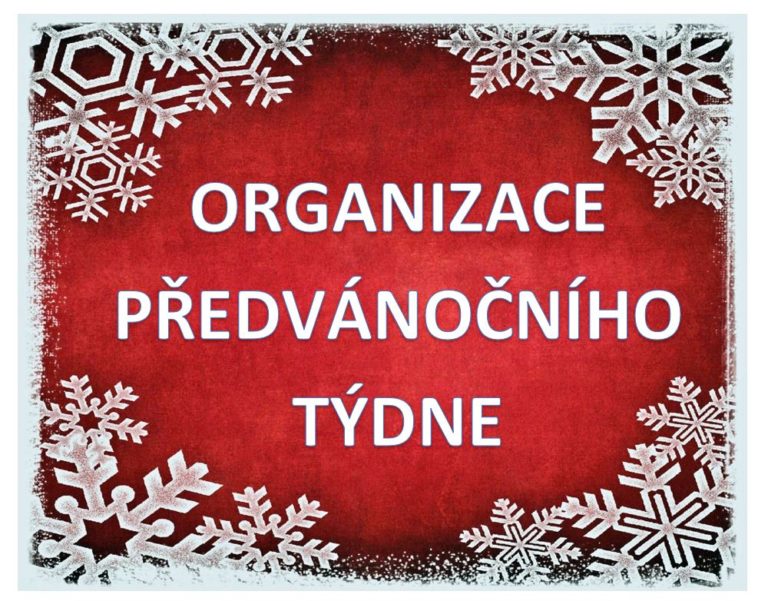 Organizace předvánočního týdne