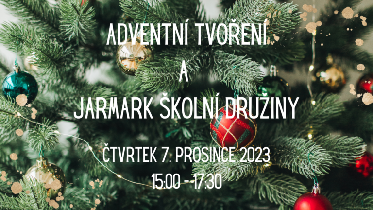 Adventní tvoření a Jarmark ŠD